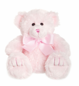 Add pink teddy bear to flower delivery from local Bowral Florist